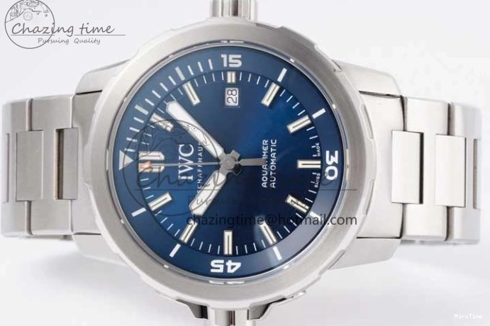 MIROTIME 0417 Versatile Aquatimer SS IW3290 V6SF 1:1 Best Edition Blue Dial on SS Bracelet A 7031